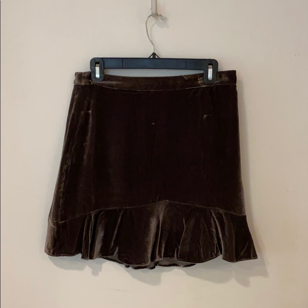 Crushed Velvet Madewell Skirt